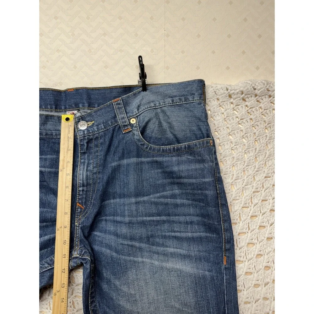 True Religion World Tour Men's Jeans Tag 42 Fits W44 L34 Blue Denim Straight Leg